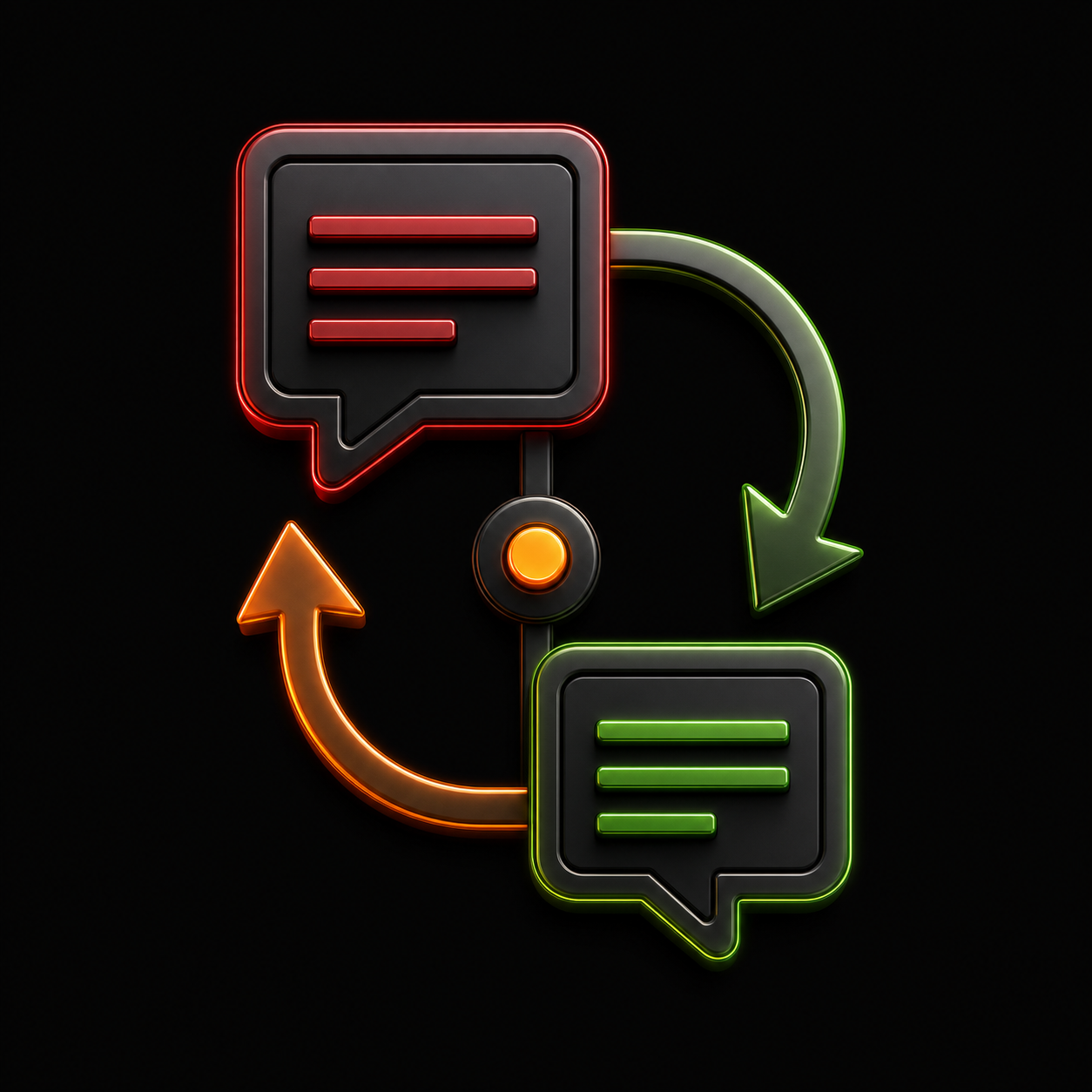 Reply handling icon